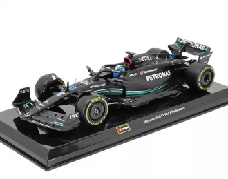 MERCEDES-BENZ GP F1 W14 Team Mercedes-amg Petronas Formula One №63 Season (2023) George Russell - With Pilot And Showcase, Matt Black