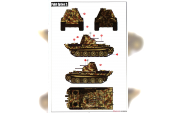 Сборная модель Panther G 20mm Flakvierling auf Fahrgestell