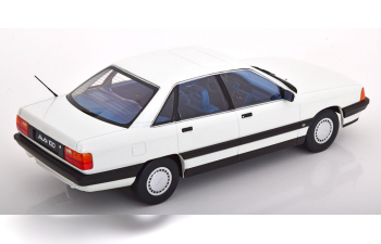 AUDI 100 C3 Saloon (1989), white