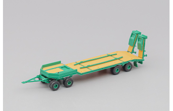 MERCEDES-BENZ Unimog Euro I mit Tieflader 4a, green