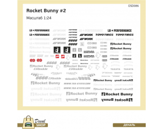 Декаль Rocket bunny #2