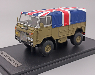 LAND ROVER 101 Forward Cotrol (1968-1978), matt khaki / union jack