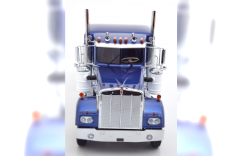 KENWORTH W900, blue metallic white