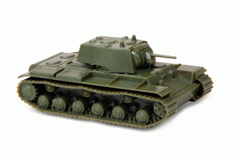 Сборная модель Советский тяжёлый танк КВ-1 обр. 1941 г. с пушкой Ф-3