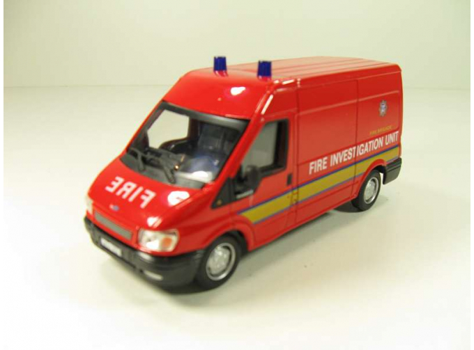 FORD Transit Fire Brigade, Junior Rescue 1:43, красный