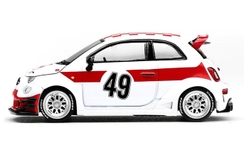 FIAT 595 Abarth LB-Works X Abas Works 1000 TC Tribute (2026), white / red