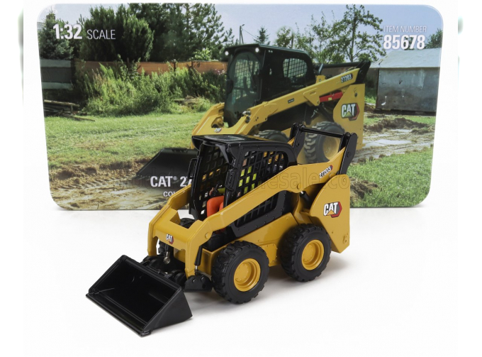 CATERPILLAR Cat272d3 Ruspa Gommata - Skid Steer Loader, Yellow Black