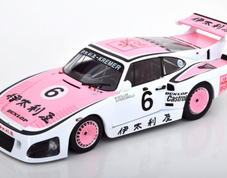 PORSCHE 935k3 Team Porsche Kremer Racing N6 Winner 1000km Suzuka (1981) B.wollek - H.pescarolo, White Pink