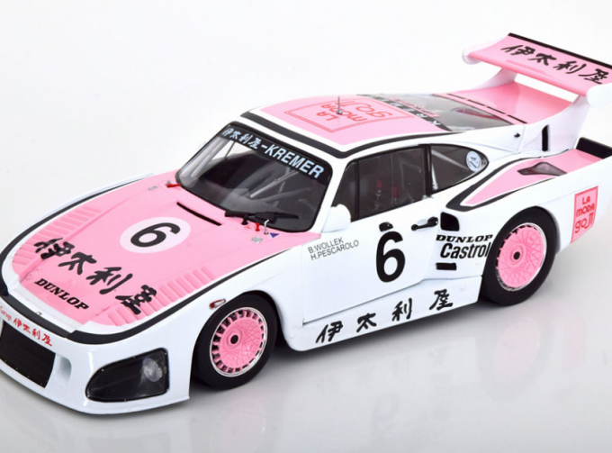 PORSCHE 935k3 Team Porsche Kremer Racing N6 Winner 1000km Suzuka (1981) B.wollek - H.pescarolo, White Pink