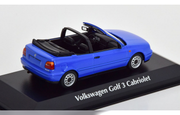 VOLKSWAGEN Golf 3 Convertible (1997), blue