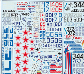 Декаль Суххой-27 family "Demo-Flankers"