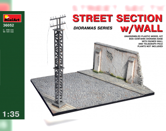 Сборная модель Наборы для диорам STREET SECTION w/WALL