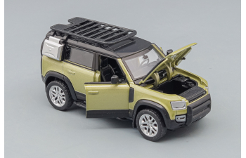 LAND ROVER Defender 110, green / black с набором деталей для тюнинга