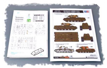 Сборная модель Танк Russian KV-1 Model 1941 KV Small Turret Tank