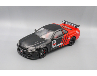 NISSAN Skyline GT-R, чёрный, 26 см.