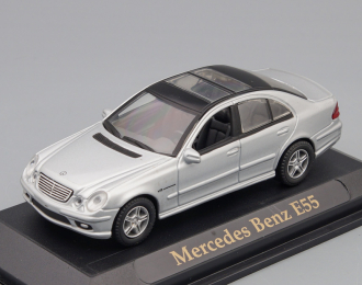 MERCEDES-BENZ E55, Road Signature, silver