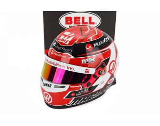 BELL HELMET Team Moneygram Haas N 20 F1 Vf-23 Kevin Magnussen (2023), Red Black