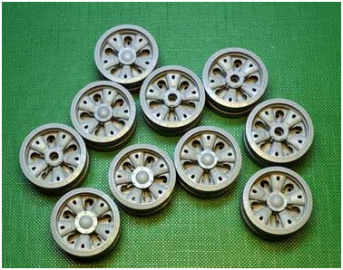 T-62 комплект опорных катков, включает 12шт. со стандартной и 8шт. с усиленной ступицами