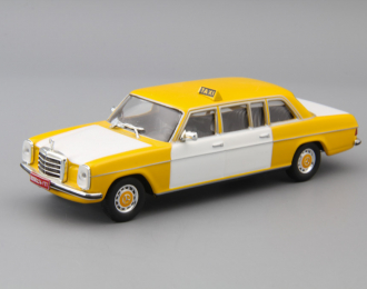 MERCEDES-BENZ W115 LWB Taxi, yellow / white