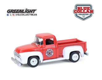 FORD F-100 пикап "Red Crown" (1954), Red/White