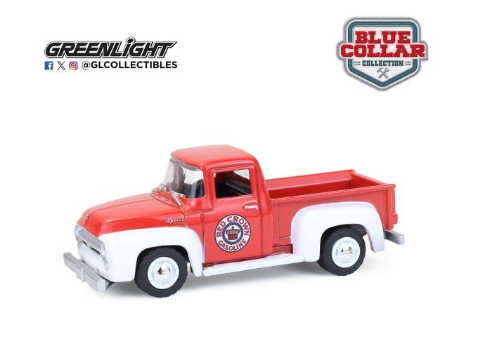 FORD F-100 пикап "Red Crown" (1954), Red/White