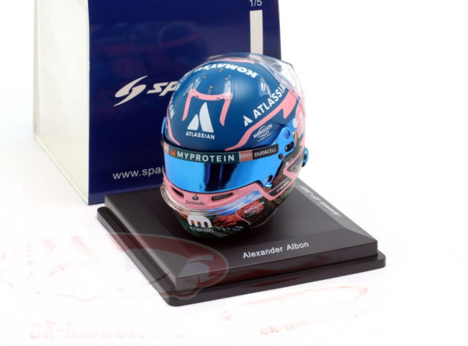 MINi HELMET Williams FW47 9th Japanese GP (Suzuka) Formula 1 Alexander Albon (2025)