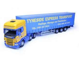 SCANIA R620 Tyneside Express Transport, серия 565, yellow / blue