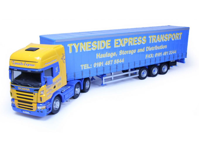 SCANIA R620 Tyneside Express Transport, серия 565, yellow / blue