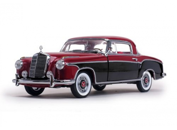 MERCEDES-BENZ 220 SE Coupe (1958), black / red