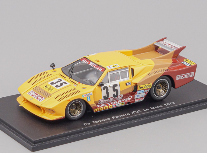 (Б/У) De TOMASO Pantera #35 Le Mans G.Brancatelli-M.Micangeli-C.Pietromarchi (1979), yellow / brown