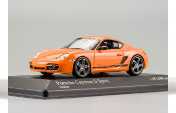 PORSCHE Cayman S (2008), orange