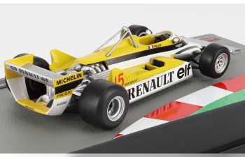 RENAULT F1 Re30 №15 Season (1981) Alain Prost, White Yellow Black