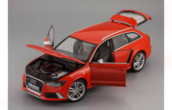 AUDI RS6 Avant, red