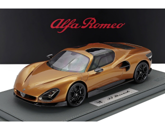 ALFA ROMEO 33 Stradale (2025) - Con Vetrina - With Showcase, Ocra - Ochre