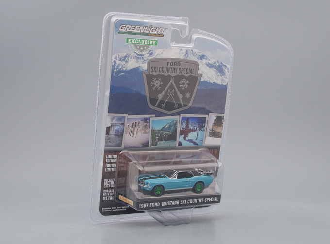 FORD Mustang Coupe "Ski Country Special" 1967 Turquoise (Greenlight!)