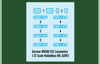 Сборная модель Локомотив	German WR360 C12 Locomotive