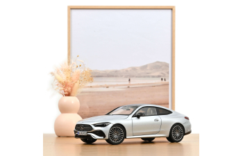 MERCEDES-BENZ CLE Coupe (2024), hightech silver
