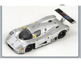 MERCEDES-BENZ Sauber C9 №63 Winner Le Mans (Jochen Mass - S.Dickens - M.Reuter) 1989, silver