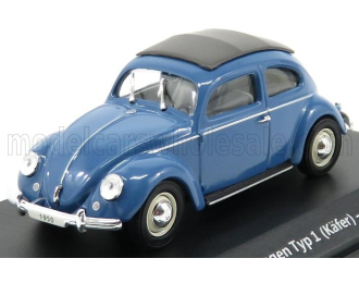 VOLKSWAGEN Beetle Type I Kafer Cabriolet Closed (1950), Blue
