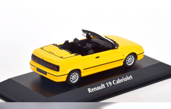 RENAULT 19 Convertible (1991), yellow