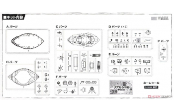 Сборная модель Chibimaru Ship Nagato