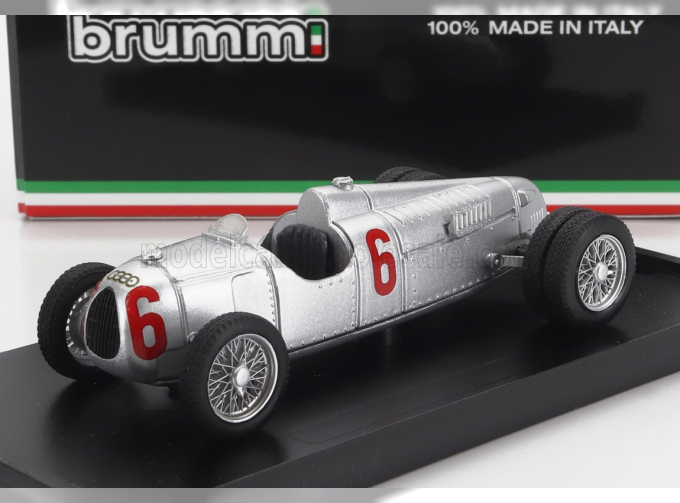 AUTO UNION F1 Tipo C Ruote Gemellate N6 Season (1936) Hans Stuck, Silver