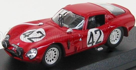 ALFA ROMEO Tz2 N 42 24h Le Mans 1965 Zuccoli - Geky, Red
