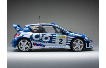 PEUGEOT 206 WRC №2 Winner Rallye Condroz-Huy F.Loix/S.Smeets (2003)