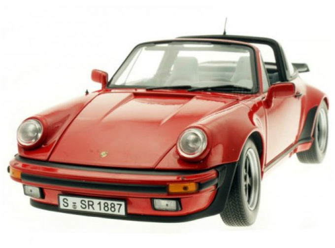 PORSCHE 911 3,3 Turbo Targa 1987, Red