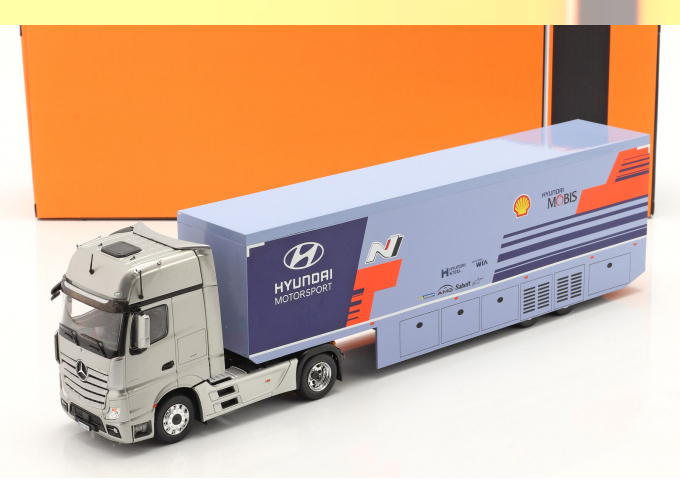 MERCEDES-BENZ Actros MP4 Rally WRC Transporter Hyundai Neuville Loeb