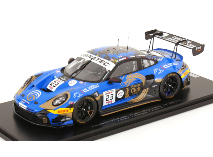 PORSCHE 911 (992) GT3R No 23 24h Spa, Evans/Eriksson/Preining (2024)