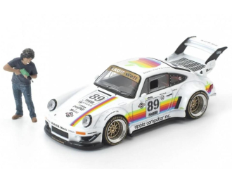 PORSCHE RWB 930 APPLE with Akira Nakai Figure, various