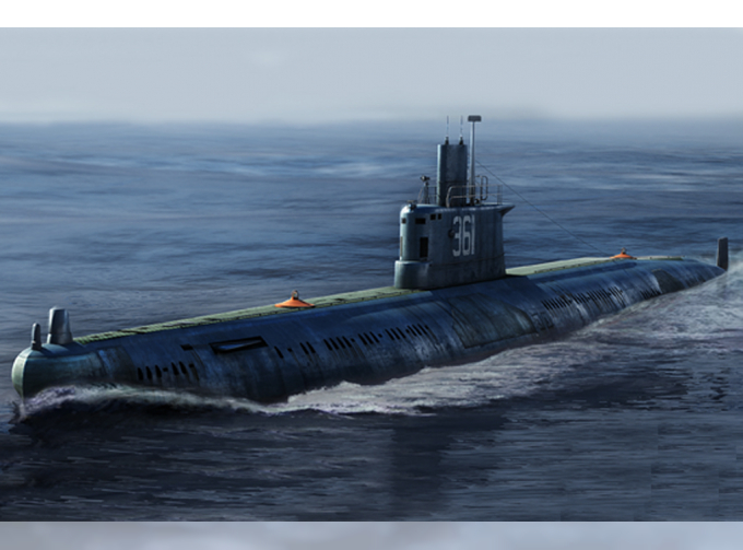 Сборная модель Китайская ДЭПЛ PLAN Type 035 Ming Class