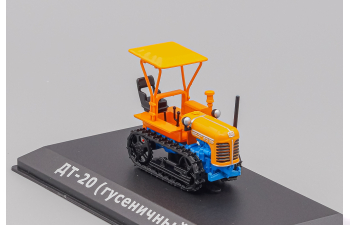 ДТ-20В гусеничный, Тракторы 71, оранжевый / голубой